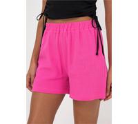 Shorts FRESHLIONS "Zara", Damen, Gr. S, EURO-Größen, pink, 100% Baumwolle, unifarben, kurz, Hosen Shorts, im einfarbigen Design (45762819-S) pink