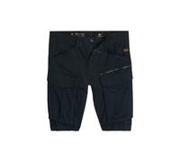 Shorts G-STAR "Bermuda-Shorts Rovic Zip Regular Short 1er Pack", Herren, Gr. 33, N-Gr, blau (dunkelblau), Obermaterial: 97% Baumwolle CO(Bio). 3% Elasthan EL., Hosen Shorts (89676415-33) dunkelblau