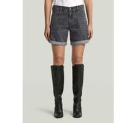 Shorts G-STAR "Judee Shorts", Damen, Gr. 33, worn in diorite grau, Obermaterial: 100% Baumwolle, Hosen Shorts (18823251-33) worn in diorite grau