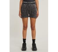 Shorts G-STAR "Overdyed Sweat Shorts", Damen, Gr. S, Normalgrößen, petrol double dye, Obermaterial: 100% Baumwolle, Hosen Shorts (98340564-S) petrol double dye