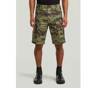 Shorts G-STAR "Rovic Zip Relaxed Shorts", Herren, Gr. 34, four leaf clover cloud camo, Obermaterial: 70% Baumwolle, 30% Baumwolle, Hosen Shorts (93174668-34) four leaf clover cloud camo