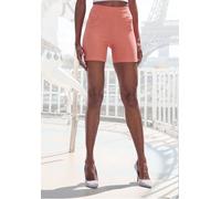 Shorts H.I.S, Damen, Gr. 44/46, N-Gr, orange (pfirsich), Obermaterial: 70% Baumwolle, 25% Polyester, 5% Elasthan, unifarben, Basic, Hosen, im Schlupfhosen Style (98417736-44) pfirsich