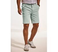 Shorts H.I.S "Dehnbund-Hose mit seitlichem Gummizug, auch in großen Größen", Herren, Gr. 32, N-Gr, grün (salbei), Jersey, Obermaterial: 73% Baumwolle, 17% Polyamid, 10% Elasthan, comfort fit kurz, Hos
