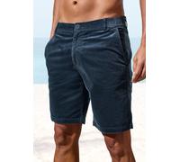 Shorts H.I.S "sommerliche Bermuda, Cordhose", Herren, Gr. 36, N-Gr, navy, Cord, Obermaterial: 98% Baumwolle, 2% Elasthan, unifarben, kurz, Hosen Shorts (13435662-36) navy