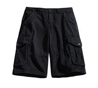 Shorts Herren Cargo Shorts Kurze Hose Herren Kurze Hosen Herren Sommer Kurze Arbeitshose Herren Arbeitshose Kurz Herren Kurze Arbeitshosen Herren Arbeitshose Herren Kurz Shorts Herren(3-Black,32)
