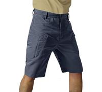 Shorts Herren Sommer Arbeitsshorts Große Größen Freizeit Camo Golfhose Dreiviertel Leichte Wander Cargohose Arbeitshosen Männer Kurz, Mit Taschen Outdoor Work Bermuda Camouflage Trekkinghose blau 3XL