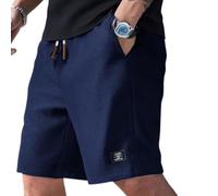 Shorts Herren Sommer, Sweat Shorts Herren, Trainingshose Kurz Mit Taschen Weich Lässig Täglich Elastische Taille Baggyshorts Männer Shorts Bermuda Kurz Hose Leicht Sommershorts Gummizug Freizeithose