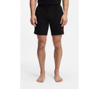 Shorts HUGO UNDERWEAR "Laze Shorts CW 10", Damen, Gr. S, N-Gr, schwarz (schwarz 001), Jersey, Obermaterial: 95% Baumwolle, 5% Elasthan, unifarben, Basic, relaxed fit, Hosen Shorts, mit elastischem Bun