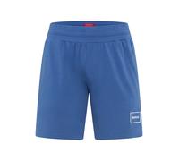 Shorts HUGO UNDERWEAR "Laze Shorts CW 10", Herren, Gr. XL, N-Gr, blau (medium blau 422), Jersey, Obermaterial: 95% Baumwolle, 5% Elasthan, Basic, relaxed fit, Hosen Shorts, mit elastischem Bund (10467