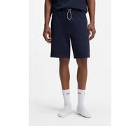 Shorts HUGO UNDERWEAR "NAUTIX SHORTS", Herren, Gr. L (52), N-Gr, blau (navy 410), Jersey, Obermaterial: 95% Baumwolle, 5% Elasthan, unifarben mit Farbeinsatz, kurz, Hosen Shorts, aus Stretch-Baumwolle