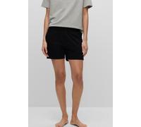 Shorts HUGO UNDERWEAR "SHUFFLE_SHORTS", Damen, Gr. M (38), N-Gr, schwarz, Jersey, Obermaterial: 48% Baumwolle, 48% Modal, 4% Elasthan, unifarben, körpernah ca. Mitte Oberschenkel, Hosen Shorts, mit Lo