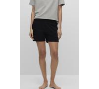 Shorts HUGO UNDERWEAR "SHUFFLE_SHORTS", Damen, Gr. S (36), N-Gr, schwarz, Jersey, Obermaterial: 48% Baumwolle, 48% Modal, 4% Elasthan, unifarben, körpernah ca. Mitte Oberschenkel, Hosen Shorts, mit Lo