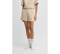 Shorts HUGO UNDERWEAR "SHUFFLE_SHORTS", Damen, Gr. XS, N-Gr, beige (light beige 270), Jersey, Obermaterial: 48% Baumwolle, 48% Modal, 4% Elasthan, körpernah ca. Mitte Oberschenkel, Hosen Shorts, mit L