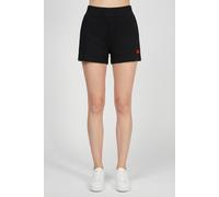 Shorts HUGO UNDERWEAR "Signature", Damen, Gr. M, N-Gr, schwarz (schwarz 001), Sweatware, Obermaterial: 48% Baumwolle, 48% Modal, 4% Elasthan, Basic, regular fit kurz, Hosen Shorts, basic, regular fit