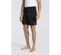 Shorts HUGO UNDERWEAR "SPRAY", Herren, Gr. M (50), N-Gr, schwarz 001, Jersey, Obermaterial: 100% Baumwolle, unifarben, kurz, Hosen Shorts, mit Tunnelzug (39538949-M) schwarz 001