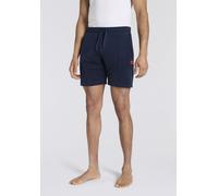 Shorts HUGO UNDERWEAR "Terrence", Damen, Gr. XL (54), N-Gr, dunkelblau 410, Web, Obermaterial: 35% Baumwolle, 35% Modal, 30% Polyester, normal kniefrei, Hosen Shorts, mit elastischem Bund (62050051-XL