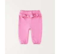 Shorts IDO "BABY GIRL TWO PIECES SET", Mädchen, Gr. 1, EURO-Größen, weiß, pink, 95% Baumwolle, 5% Elasthan, Hosen Shorts (58614238-58) weiß, pink