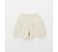Shorts IDO "BABY GIRL TWO PIECES SET", Mädchen, Gr. 18M, EURO-Größen, beige, 95% Baumwolle, 5% Elasthan, Hosen Shorts (74372514-86) beige