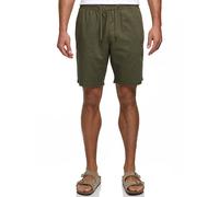 Shorts INDICODE "INMelaton Shorts", Herren, Gr. L, N-Gr, army, Web, Obermaterial: 100% Baumwolle, unifarben, regular fit, Hosen Shorts (86496962-L) army