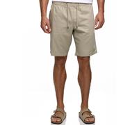 Shorts INDICODE "INMelaton Shorts", Herren, Gr. M, N-Gr, stone, Web, Obermaterial: 100% Baumwolle, unifarben, regular fit, Hosen Shorts (26119515-M) stone