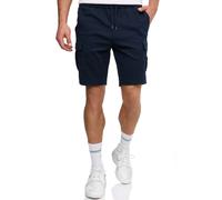 Shorts INDICODE "INNello cargo shorts", Herren, Gr. XL, N-Gr, sky captain, Web, Obermaterial: 95% Polyester, 5% Elasthan, bedruckt, regular fit kniefrei, Hosen Shorts (91324003-XL) sky captain