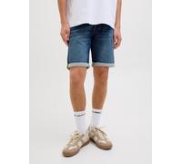 Jack & Jones Jeansshorts RICK – Regular Fit, 5-Pocket-Design, Jeansblau – Herren Größe S