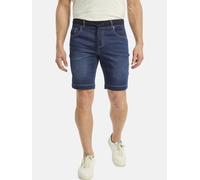 Shorts JAN VANDERSTORM "Jeansshort GULLBRAND", Herren, Gr. 60, N-Gr, blau (dunkelblau), Obermaterial: 60% Baumwolle CO. 38% Polyester COOLMAX PES(Coolmax). 2% Elasthan EL., Hosen Shorts (30106527-60)