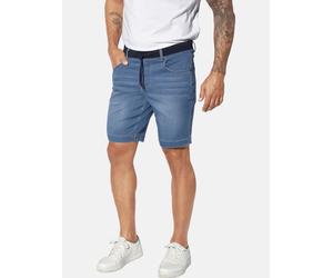 Shorts JAN VANDERSTORM "Jeansshort GULLBRAND", Herren, Gr. 62, N-Gr, blau (hellblau), Obermaterial: 60% Baumwolle CO. 38% Polyester COOLMAX PES(Coolmax). 2% Elasthan EL., Hosen Shorts (13311103-62) he