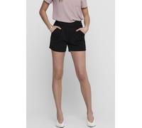 JDY Damen JDYGEGGO JRS NOOS Shorts, Black/Detail:Black Button, S
