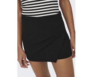 Shorts JDY "JDYGEGGO SKORTS JRS NOOS", Damen, Gr. XS (34), N-Gr, schwarz, Web, Obermaterial: 95% Polyester, 5% Elasthan, unifarben, regular fit kurz, Hosen Shorts (95854718-XS) schwarz