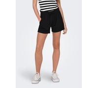 Shorts JDY "JDYNEW CATIA SHORTS JRS NOOS", Damen, Gr. XL (42), N-Gr, schwarz, Web, Obermaterial: 95% Polyester, 5% Elasthan, regular fit, Hosen Shorts (45274669-XL)