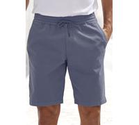 Shorts JOHN DEVIN "Bermuda", Herren, Gr. M (48/50), N-Gr, blau (graublau), Web, Obermaterial: 97% Baumwolle, 3% Elasthan, unifarben, regular fit kurz, Hosen Shorts, kurze Hose aus elastischer Baumwoll
