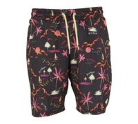 Shorts JUST RHYSE "Just Rhyse Herren Just Rhyse Shorts Waikiki", Herren, Gr. L, US-Größen, schwarz, 80% Baumwolle, 20% Polyester, normal, Hosen Shorts (43233845-L) schwarz