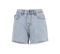 Shorts JUST RHYSE "Just Rhyse Shorts Florida", Damen, Gr. XL, US-Größen, blau (lightblau acid wash), 100% Baumwolle, unifarben, normal, Hosen Shorts (73913665-XL) lightblau acid wash
