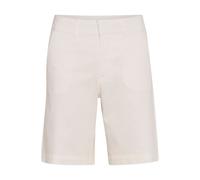 Shorts KAFFE "Damen Anzugshorts KALEA", Damen, Gr. 36, N-Gr, weiß (chalk), Obermaterial: 38% Polyester PES. 30% Baumwolle CO. 30% Viskose CV. 2% Elasthan EL., Hosen Shorts (74161218-36) chalk
