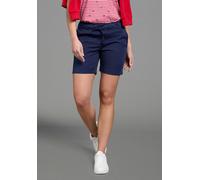 Shorts KANGAROOS, Damen, Gr. 46, N-Gr, marine, Twill, Obermaterial: 100% Baumwolle, kurz, Hosen Shorts, gerades Bein, mit vier Taschen, elastischer Bund mit Kordelzug (25437101-46) marine