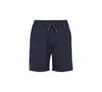 Shorts KAPPA "Kappa Shorts KMLogo", Herren, Gr. L, Normalgrößen, blau marine, blau malibu, Obermaterial: 60% Baumwolle, 40% Polyester, Hosen Shorts (70275519-L) blau marine, blau malibu