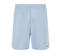 Shorts KARL KANI "Karl Kani Herren Karl Kani Sports Shadow Stripe Shorts", Herren, Gr. S, US-Größen, light blau, 100% Polyester, normal, Hosen Shorts (21658701-S) light blau