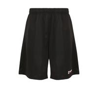 Shorts KARL KANI "Karl Kani Herren Karl Kani Sports Shadow Stripe Shorts", Herren, Gr. XL, US-Größen, schwarz, 100% Polyester, relaxed fit, Hosen Shorts (22932331-XL) schwarz