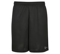 Shorts KARL KANI "Karl Kani Herren KM-PS021-001-01 Small Signature Mesh Shorts", Herren, Gr. L, US-Größen, schwarz, 100% Polyester, unifarben, loose fit, Hosen (48526733-L) schwarz