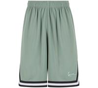 Shorts KARL KANI "Karl Kani Small Signature Essential Mesh Shorts", Herren, Gr. S, US-Größen, olive, 100% Polyester, loose fit, Hosen Shorts (34224247-S) olive