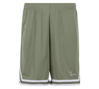 Shorts KARL KANI "Karl Kani Small Signature Mesh Shorts", Herren, Gr. L, US-Größen, grün, 100% Polyester, relaxed fit, Hosen Shorts (28841541-L) grün