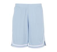Shorts KARL KANI "Karl Kani Small Signature Mesh Shorts", Herren, Gr. XXL, US-Größen, blau (light blau), 100% Polyester, relaxed fit, Hosen Shorts (42367042-XXL) light blau