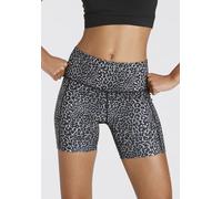 Shorts LASCANA ACTIVE Gr. L (44/46), N-Gr, braun (leo) Damen Hosen (90948600-L) leo