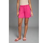 Shorts LAURA SCOTT, Damen, Gr. 34, N-Gr, pink, Web, Obermaterial: 100% Baumwolle, unifarben, Hosen Shorts, feminine Stoffhose, aus Baumwolle, leichtes Webmaterial, unifarben (31307402-34) pink