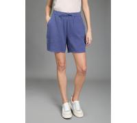 Shorts LAURA SCOTT, Damen, Gr. 46, N-Gr, blau, Web, Obermaterial: 100% Baumwolle, Hosen Shorts, feminine Stoffhose, aus Baumwolle, leichtes Webmaterial, unifarben (32983103-46) blau