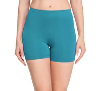 Merry Style Damen Shorts Radlerhose Unterhose Hotpants Kurze Hose Boxershorts aus Baumwolle MS10-392 (Dunkeltürkis, XS)