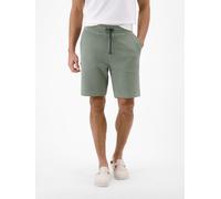 Shorts LERROS "Bequeme Shorts mit Kordelzug in Jerseyqualität", Herren, Gr. S, storm grau, 85% Baumwolle, 12% Polyester, 3% Elasthan, Hosen Shorts (34882103-S) storm grau