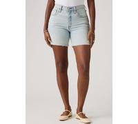 Shorts LEVI'S "501 MID THIGH SHORT", Damen, Gr. 30, N-Gr, gifted back ltw, Web, Obermaterial: 88% Baumwolle, 9% Lyocell, 2% Elastomultiester, 1% Elasthan, regular fit ca. Mitte Oberschenkel, Hosen Sho