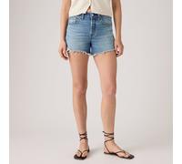 Shorts LEVI'S, Damen, Gr. 32, N-Gr, en masse, Denim/Jeans, Obermaterial: 99% Baumwolle, 1% Elasthan, figurbetont Po-bedeckend, Hosen Shorts, Die Passform schmeichelt kurvigen Figuren (85850033-32) en 